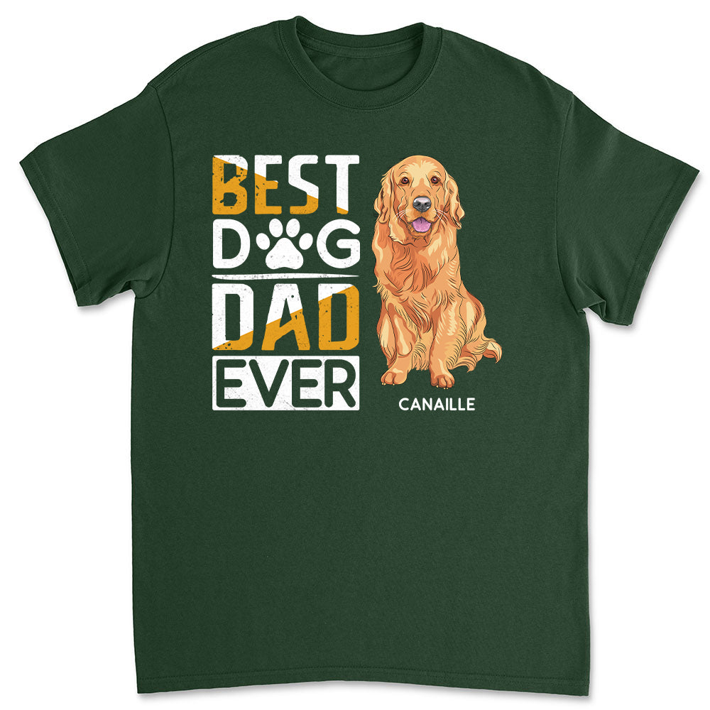 The Ultimate Personalized Custom Unisex T-shirt for Dog Dads