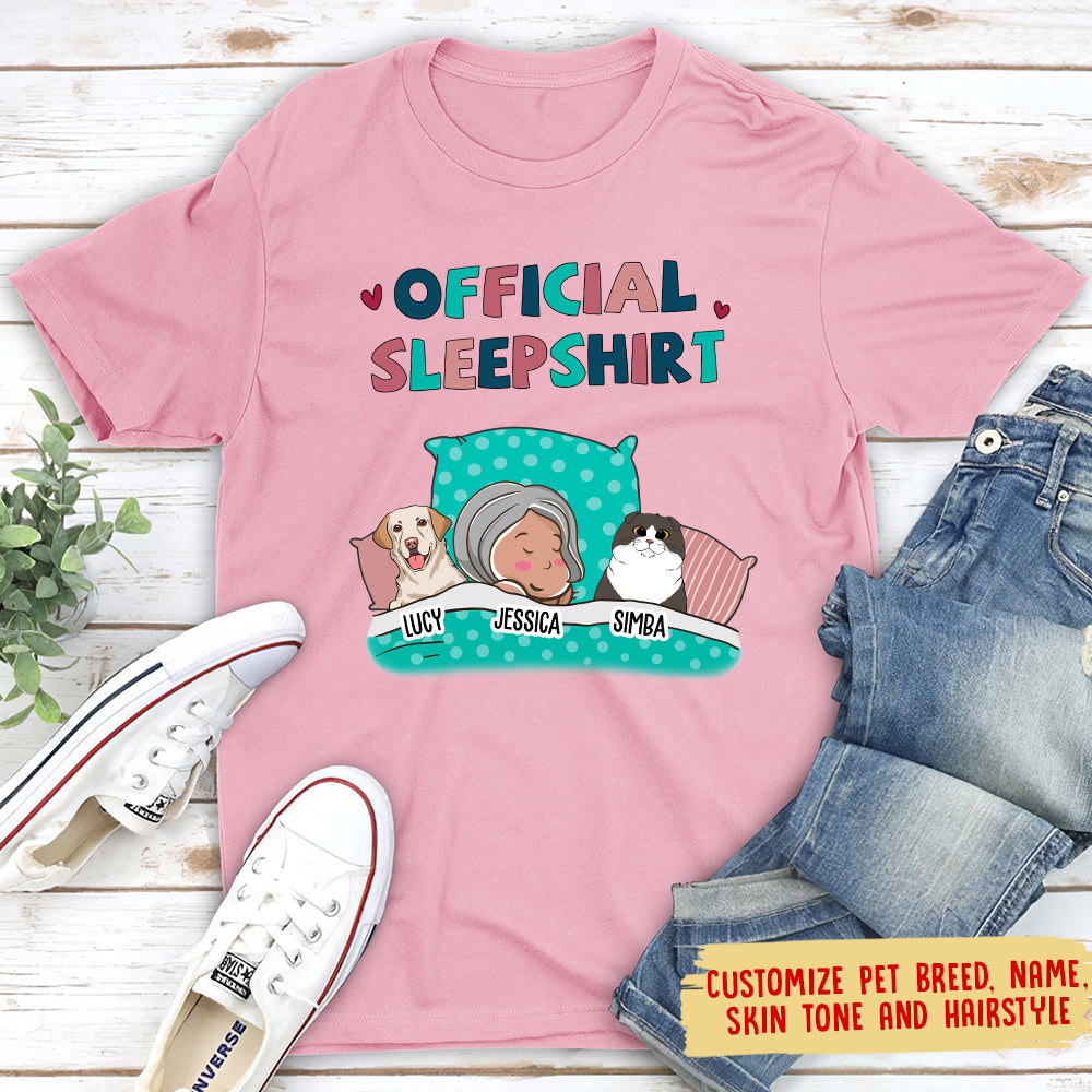 Personalized Unisex Pet Official Sleepshirt - Ideal Gift for Pet Lovers