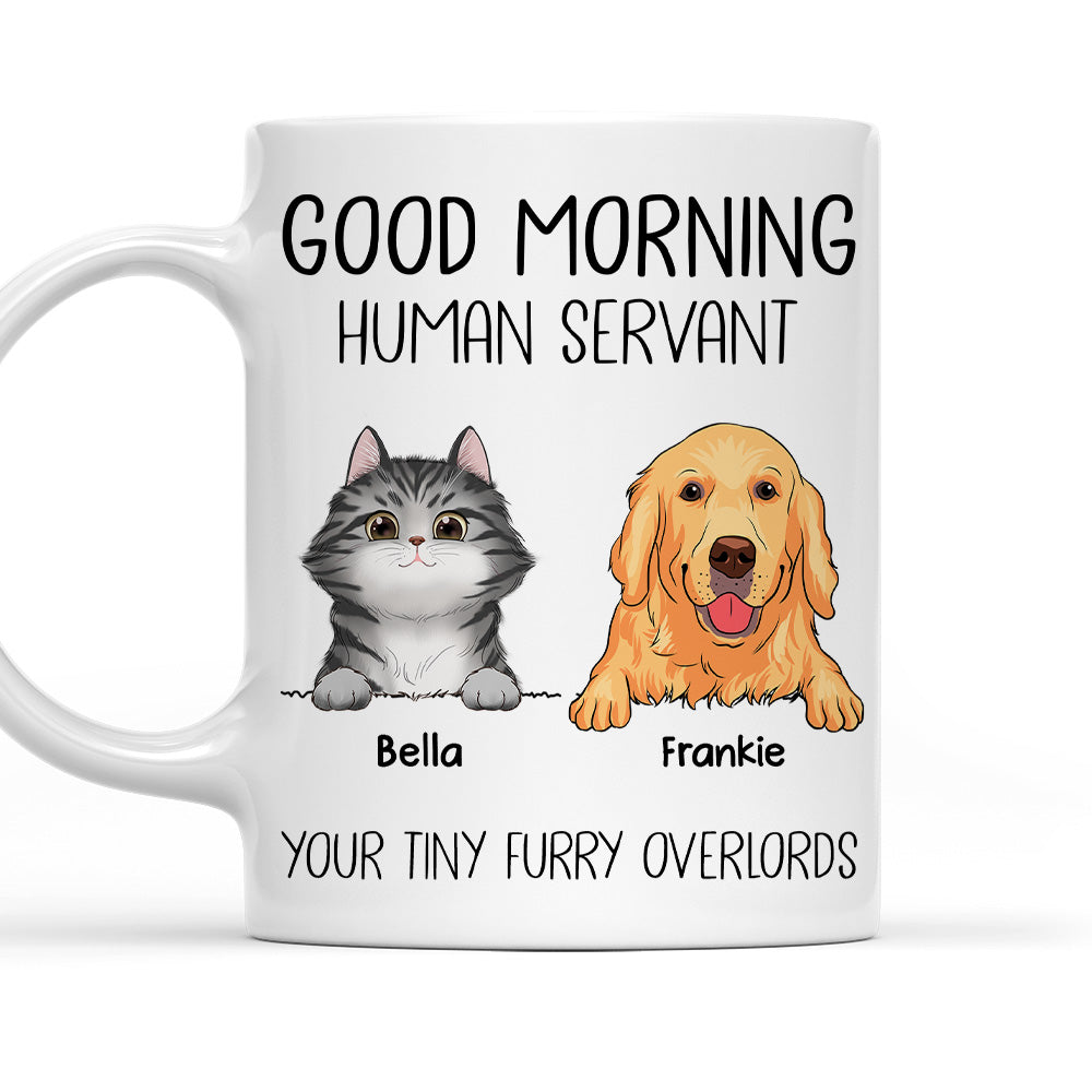 Good Morning Personalized Pet - Themed Custom Coffee Mug for a Vigorous Start