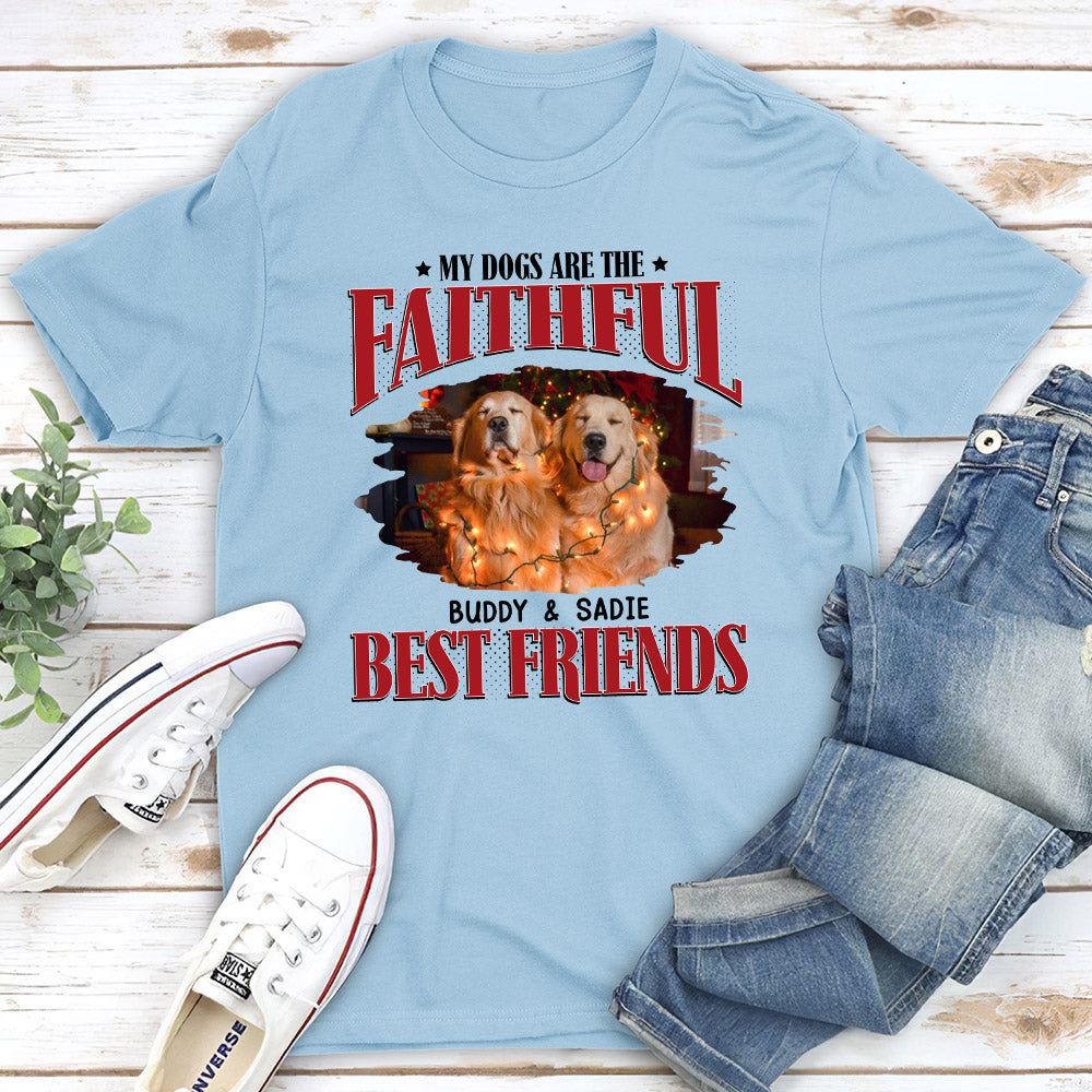 Personalized Unisex Dog Lover's T-shirt: A Faithful Companion Gift