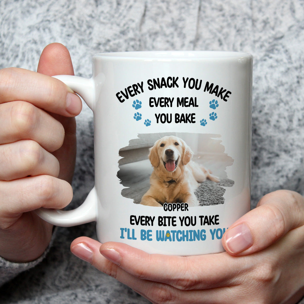 Personalized Always Watching You Photo Coffee Mug - A Unique Gift