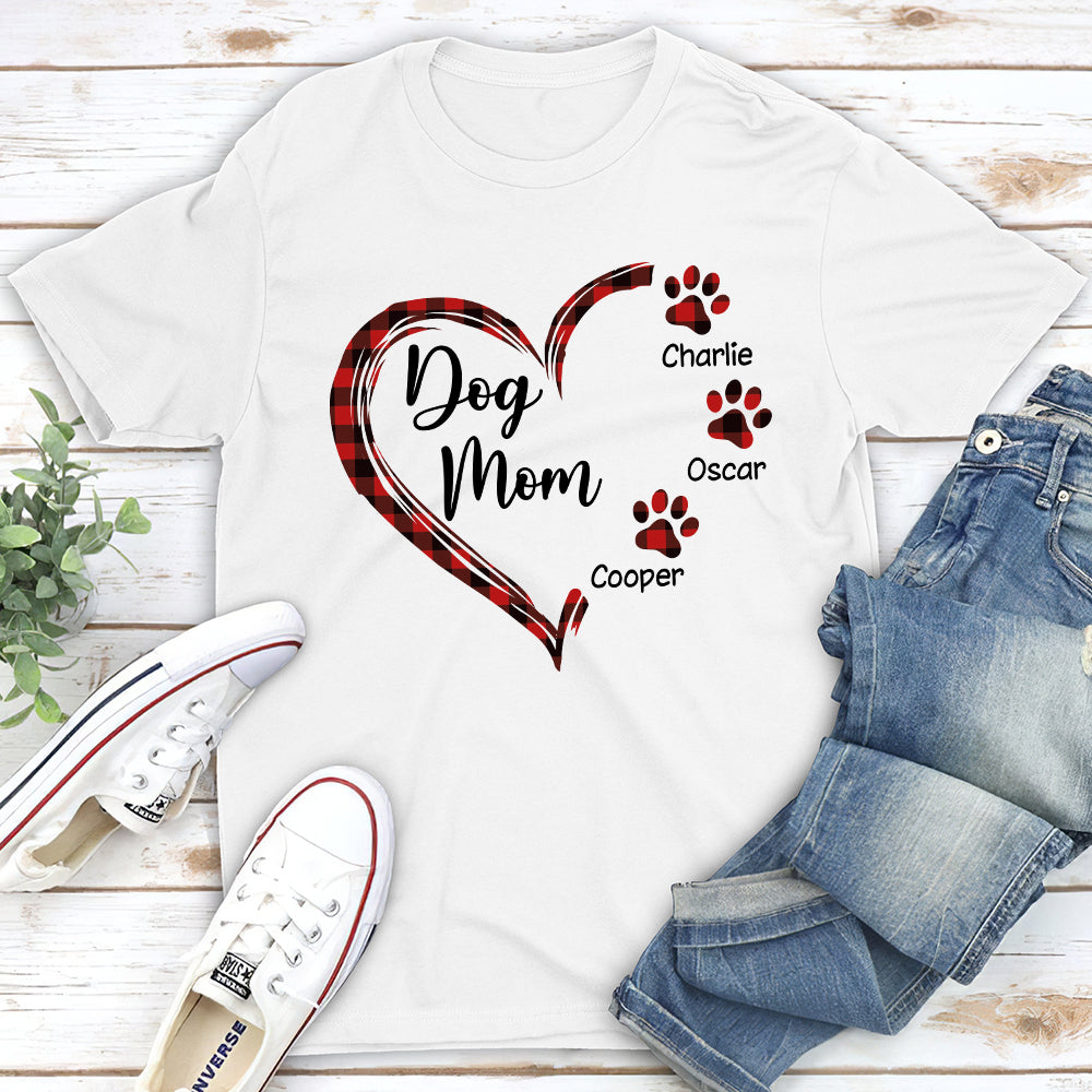 Customizable Unisex Dog Mom T-shirt - Ideal Gift for Pet Lovers