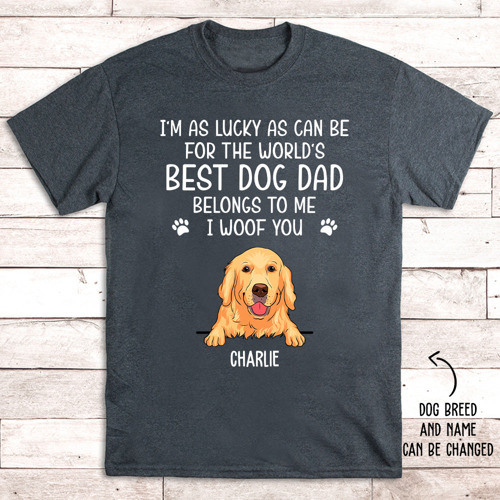 Lucky Personalized Unisex Custom T-shirt - Ideal Gift for Pet Lovers