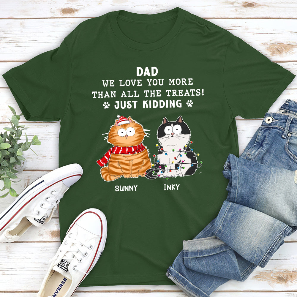 Customizable All-Cat Treats Unisex T-Shirt - Ideal Gift for Pet Lovers
