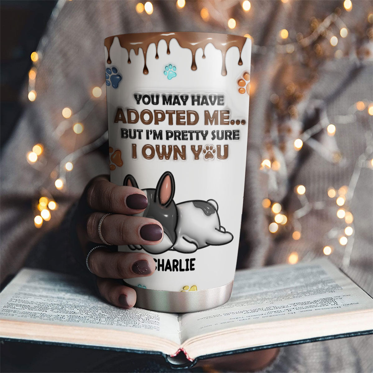 Customizable 3D Inflated Effect Personalized Tumbler for Unique Self - Expression