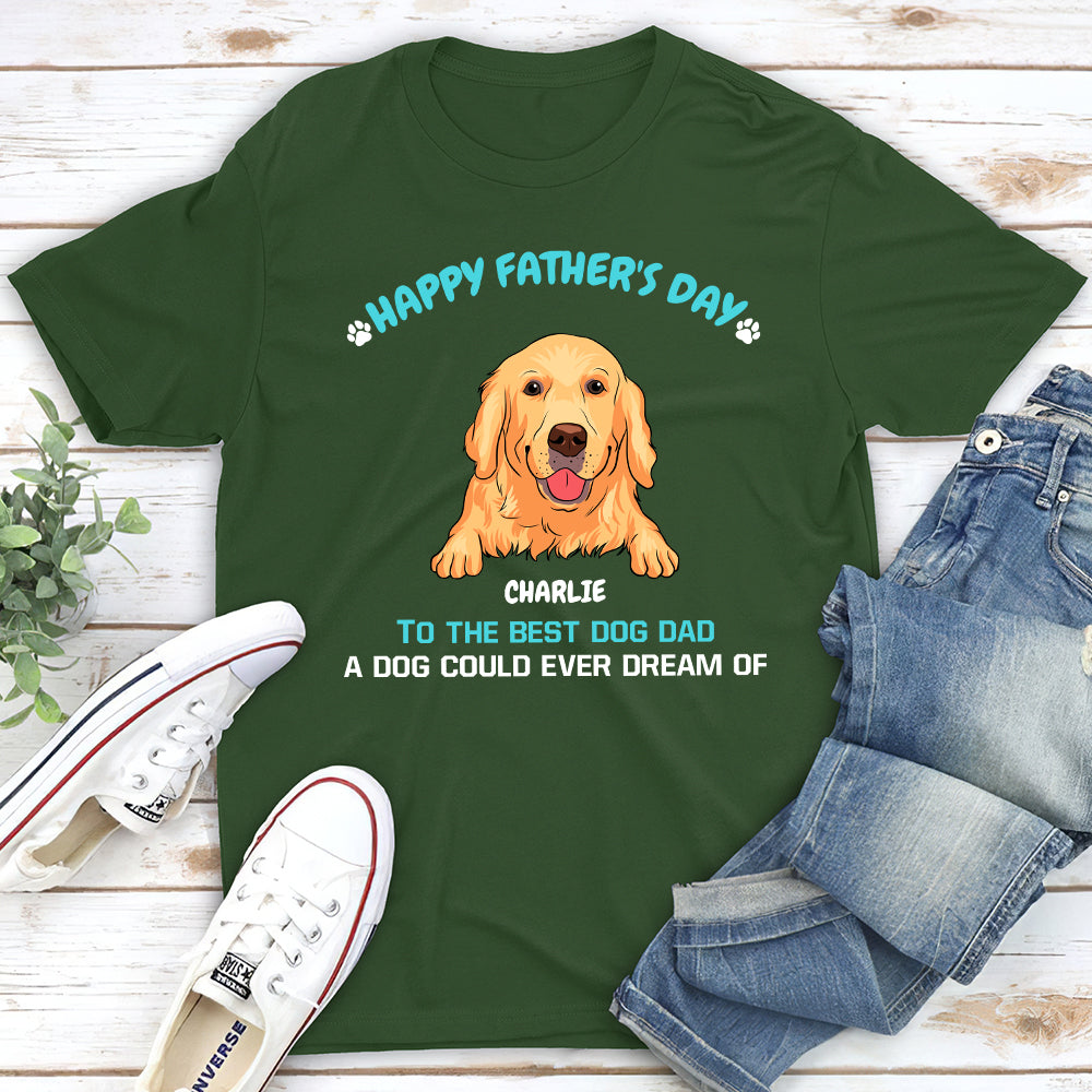 Dreamy Personalized Unisex Dog Lover T-shirt