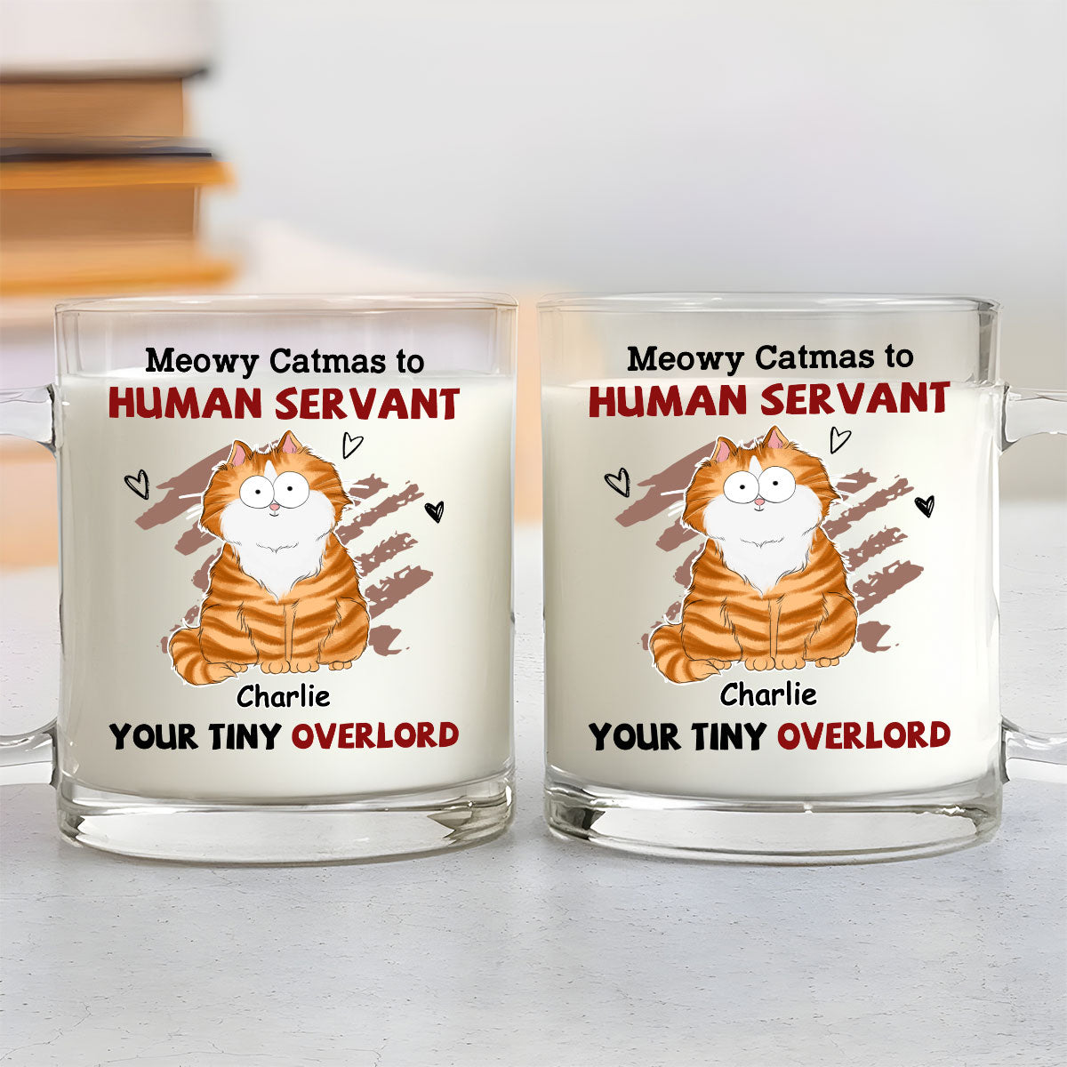 Personalized Custom Glass Mug - Your Unique Tiny Overlords