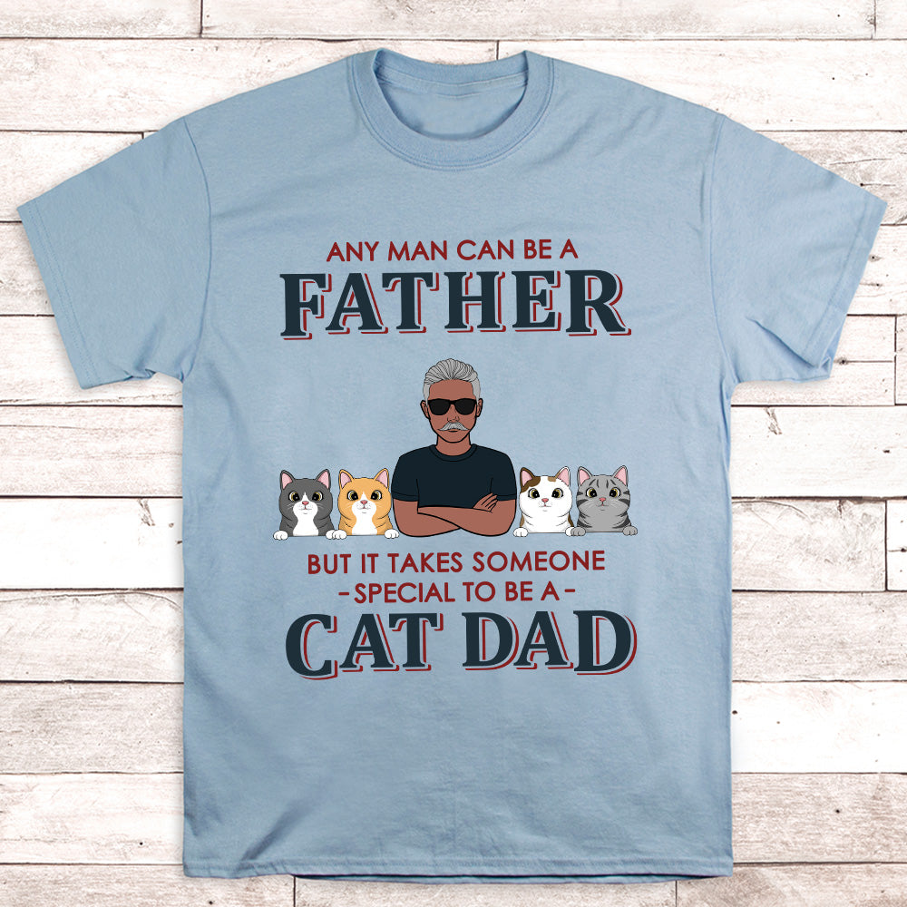 Exclusive Personalized Unisex Cat Dad T-shirt for Pet Lovers