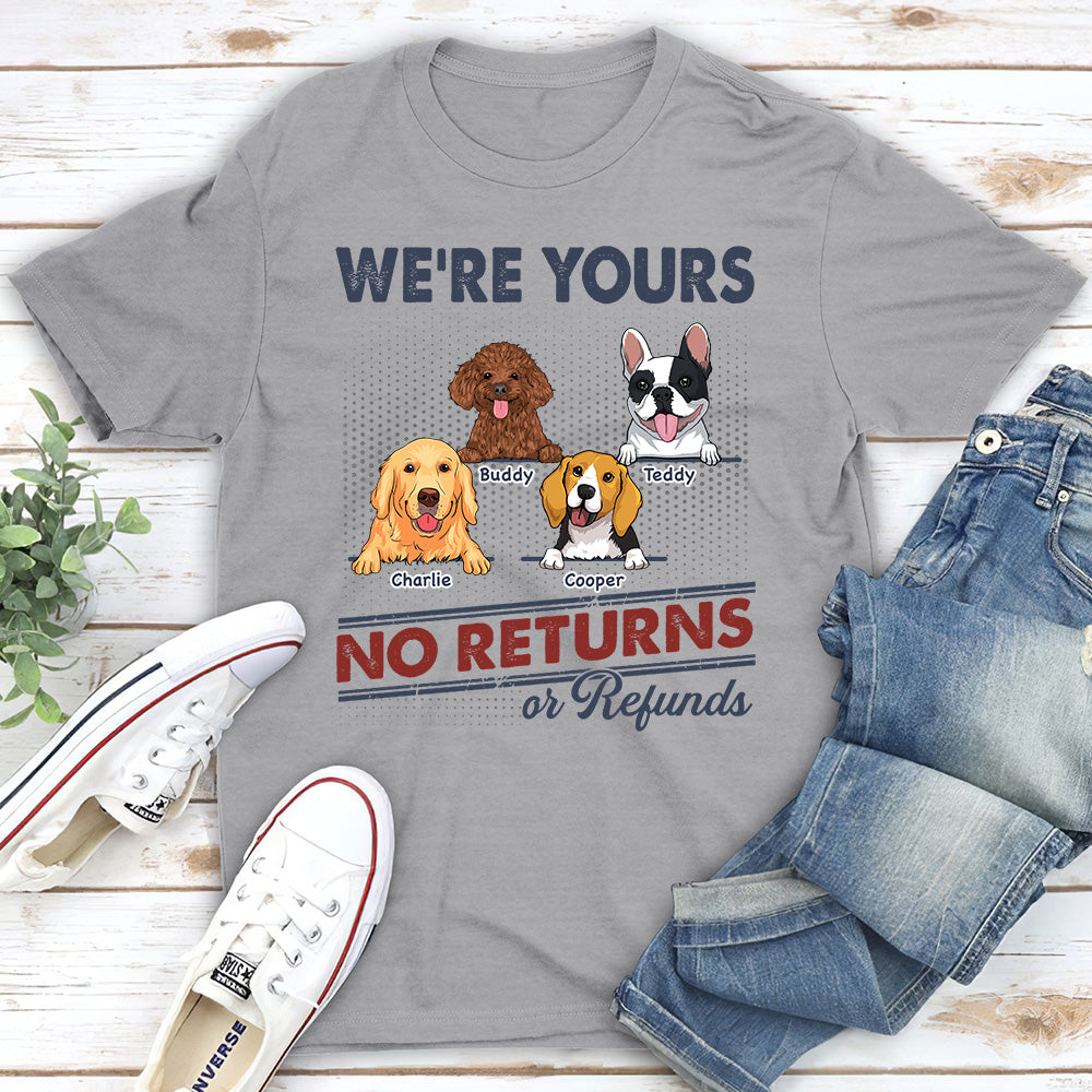We Are Yours - Personalized Custom Unisex Pet Lover T-shirt