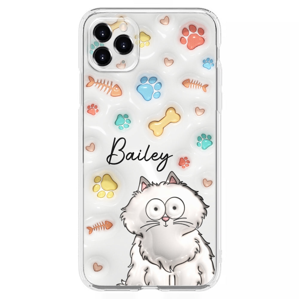 Personalized 3D Inflated Effect Custom Phone Case for Your Fur Babies and Loved Ones