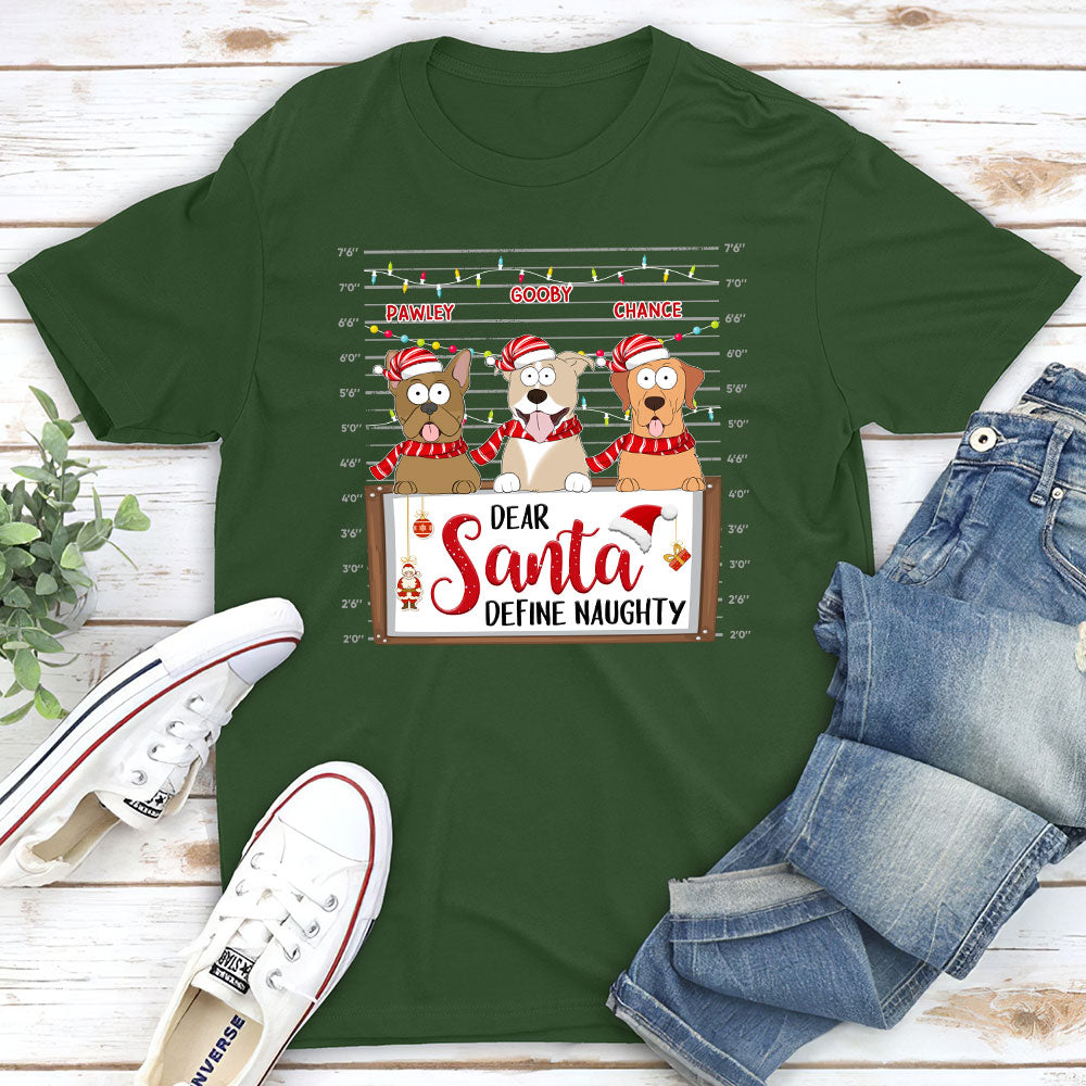 Define Naughty - Customizable Unisex Personalized Pet Lover T-shirt