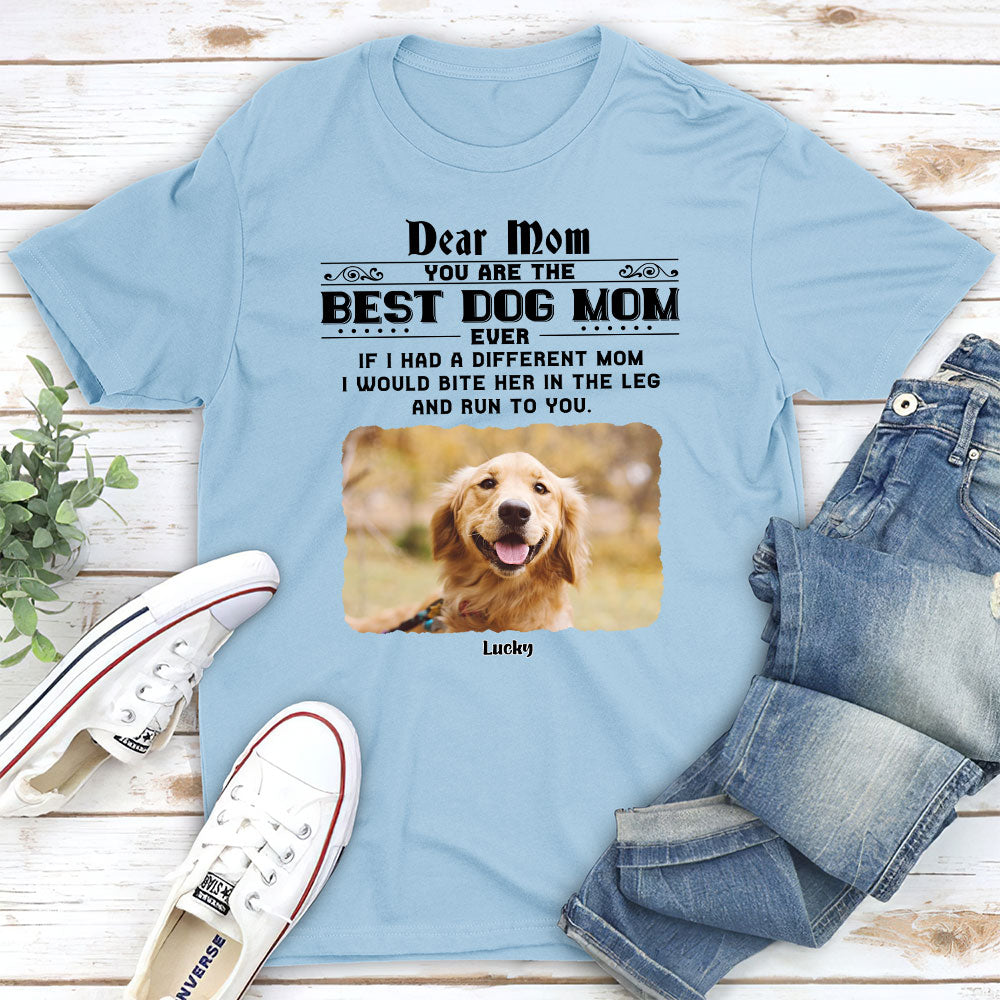 Personalized Unisex 'Bite The Leg' Pet Lover T-shirt