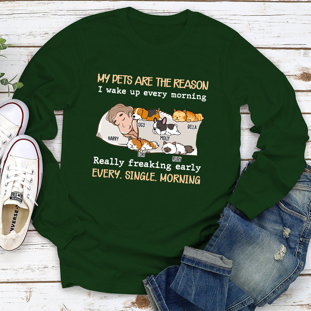 Personalized Custom Long Sleeve T-shirt - A Tribute to Your Beloved Pet