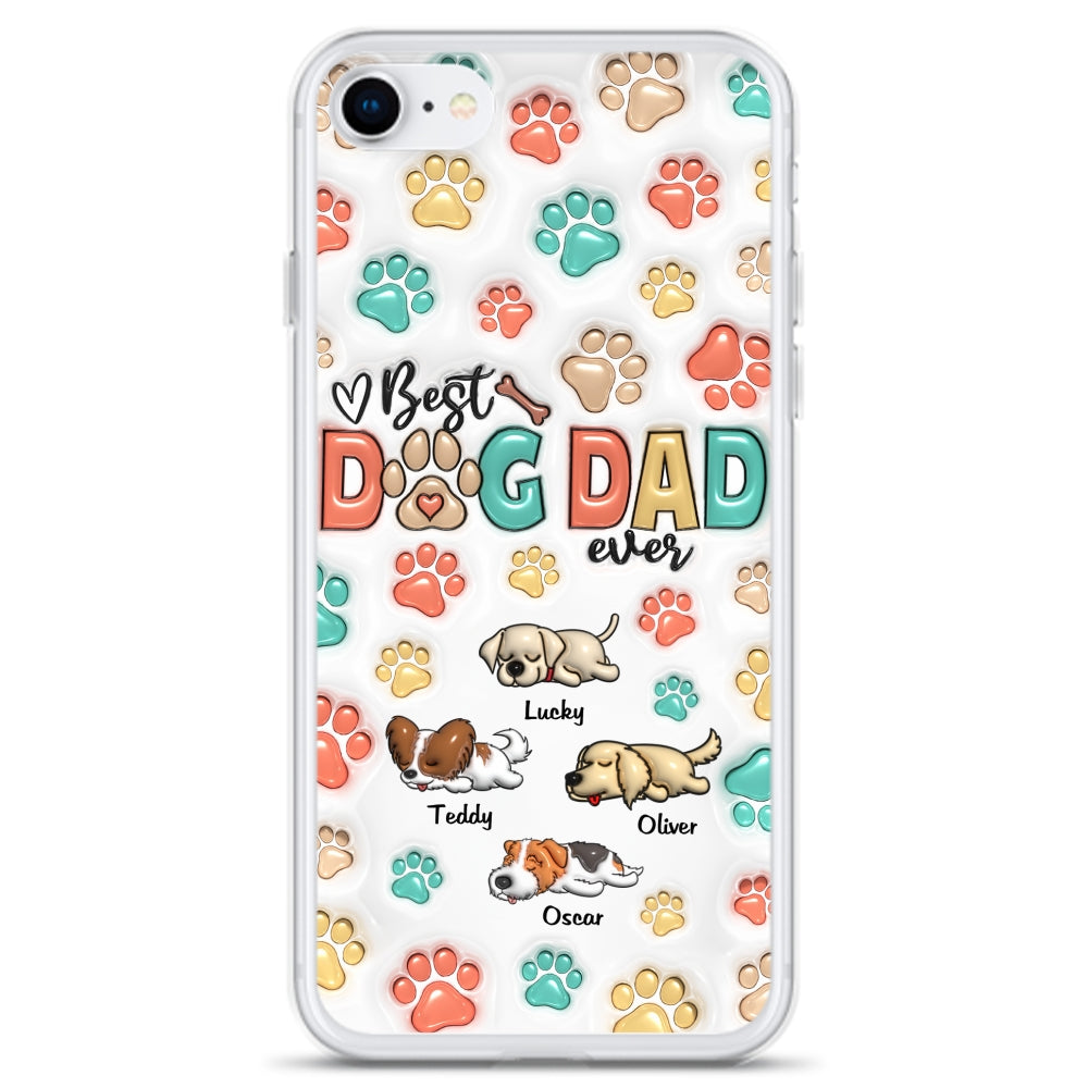 Best Fur Mom Ever! Personalized 3D Inflated Effect Custom Phone Case