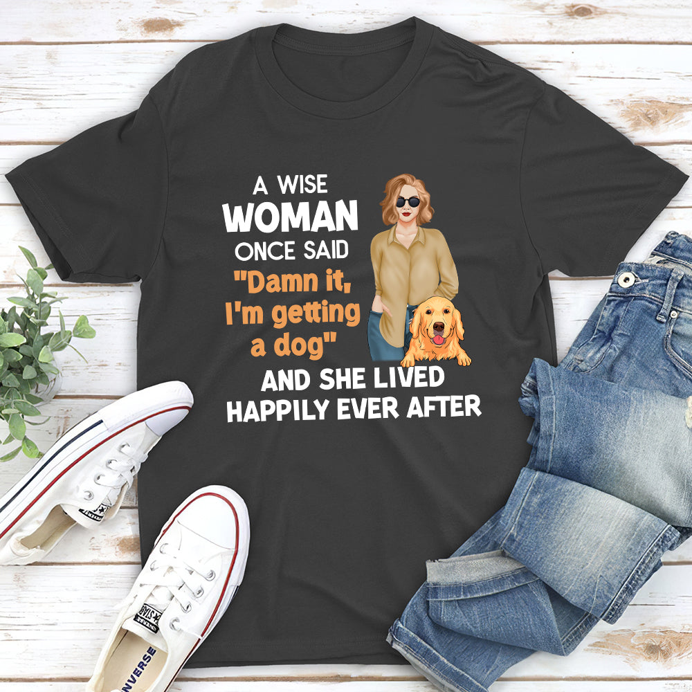 Customizable Unisex 'Getting A Dog' T-shirt - Ideal Gift for Pet Lovers