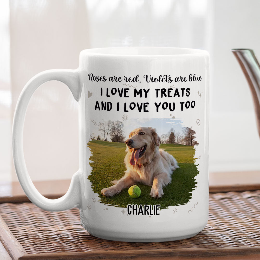 Love Treats Personalized Custom Coffee Mug - Ideal Gift for Pet Lovers