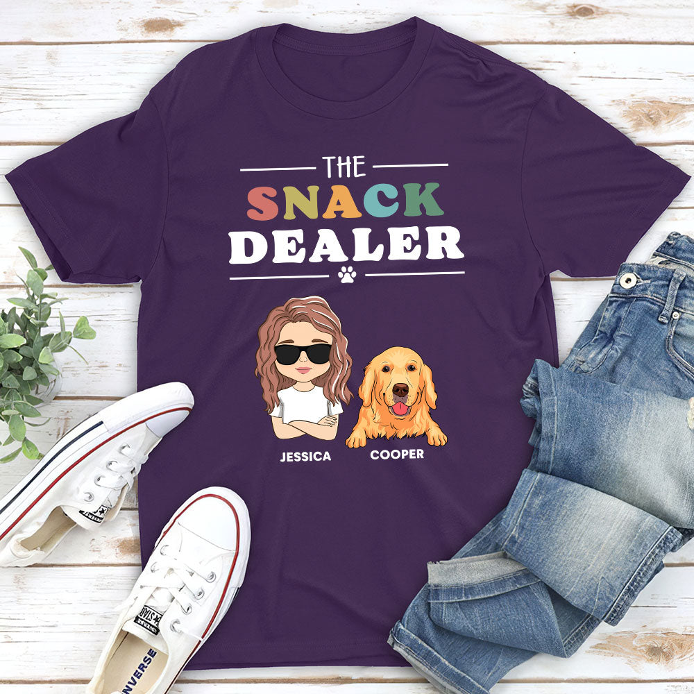 The Snack Dealer - Personalized Custom Premium T-shirt for Pet Lovers