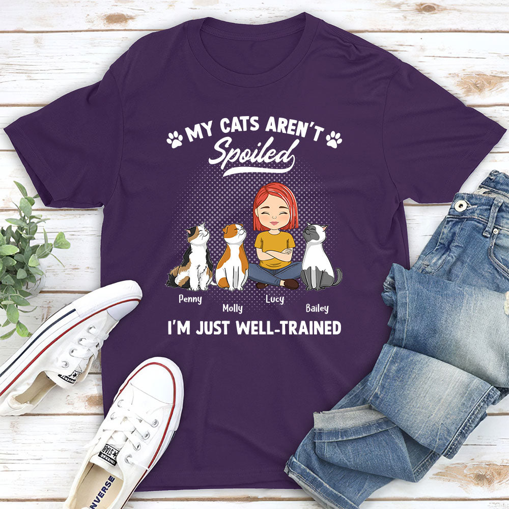 Spoiled Cat - Customizable Unisex Personalized T - shirt for Pet Lovers