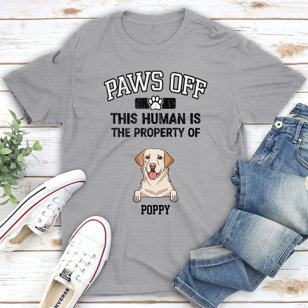 Paws Off! - Customizable Unisex Personalized T - shirt for Pet Lovers