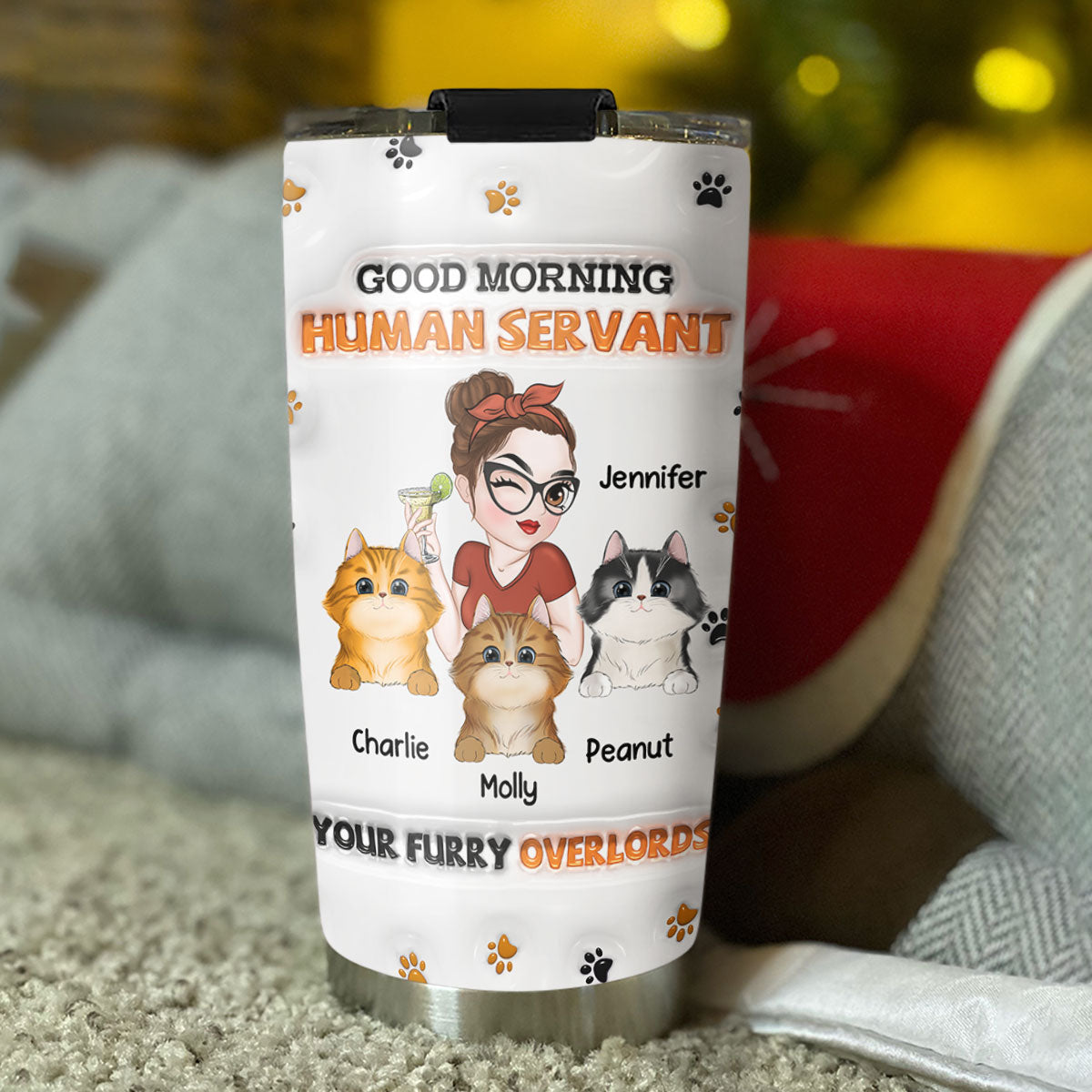 Personalized 3D Inflated Effect Tumbler - Ideal for All Occasions