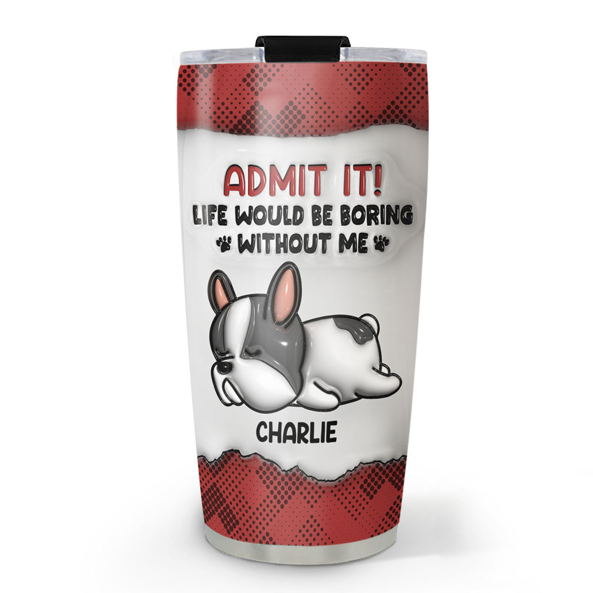 Personalized 3D Inflated Effect Tumbler - Your Must - Have Drinkware