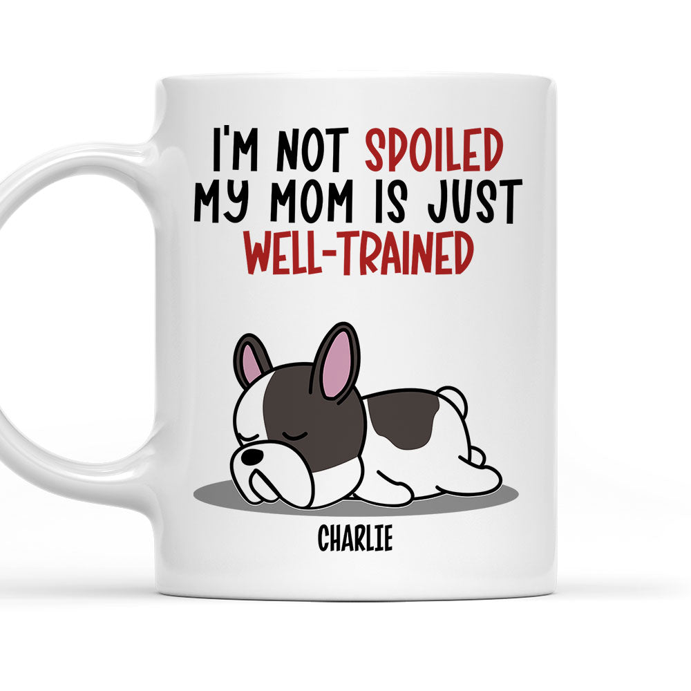 Personalized Custom Coffee Mug: Ideal Gift for Spoiled Dogs & Well - Trained Dads