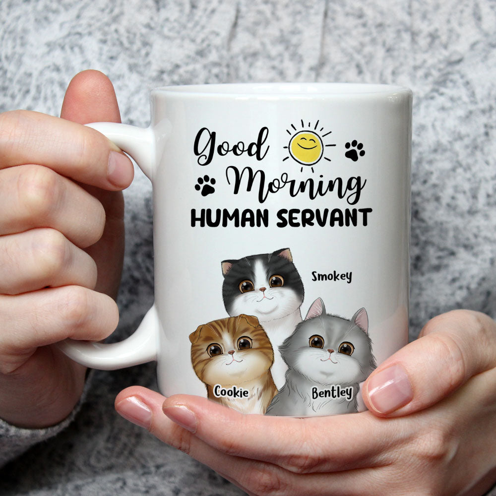 Good Morning - Customized Personalized Coffee Mug for Pet Lovers