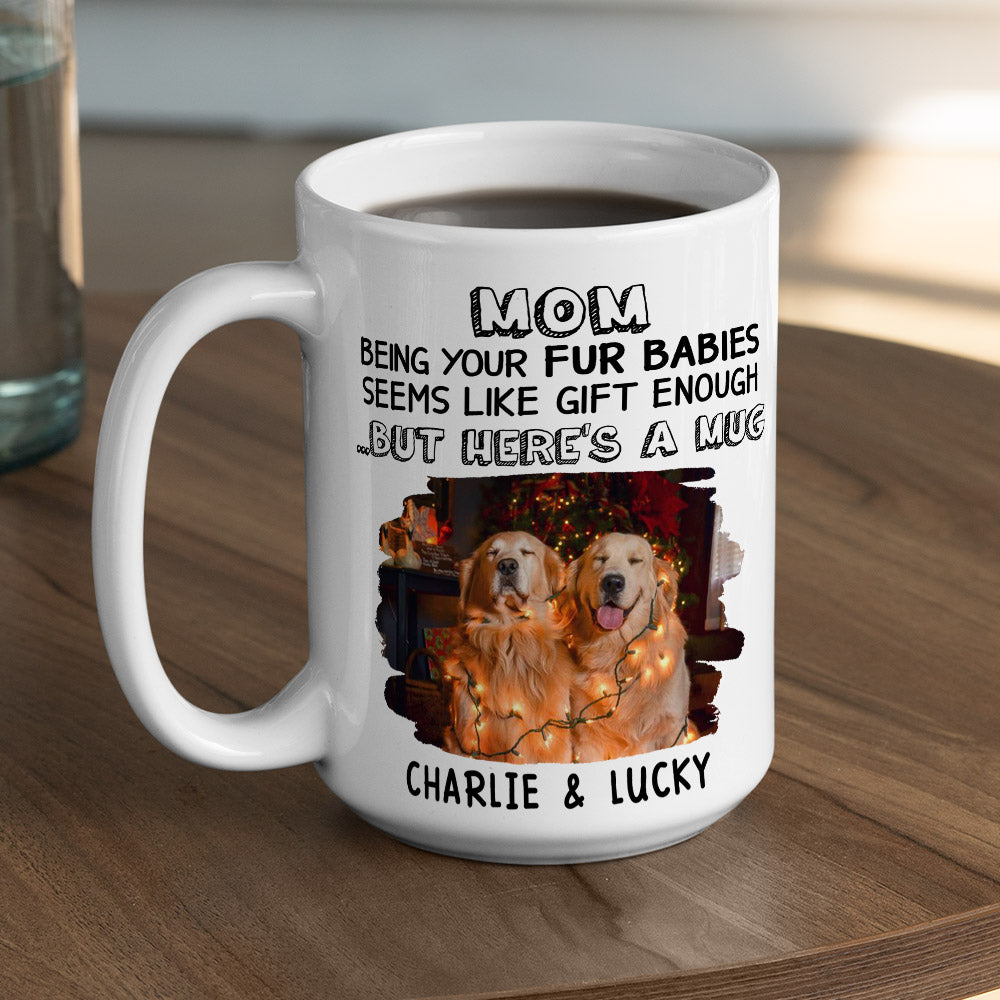 Personalized Fur-Themed Custom Coffee Mug: Ideal Gift for Pet Lovers