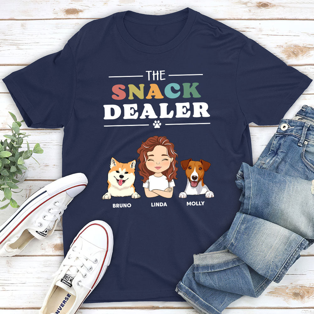 The Snack Dealer - Personalized Custom Premium T-shirt for Pet Lovers