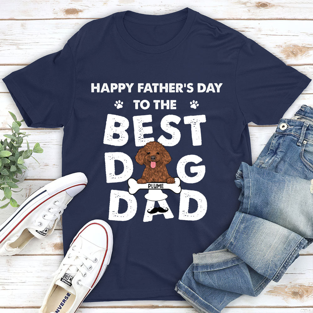 Father's Day Personalized Custom Unisex Dog T-shirt - Ideal Gift for Pet Lovers