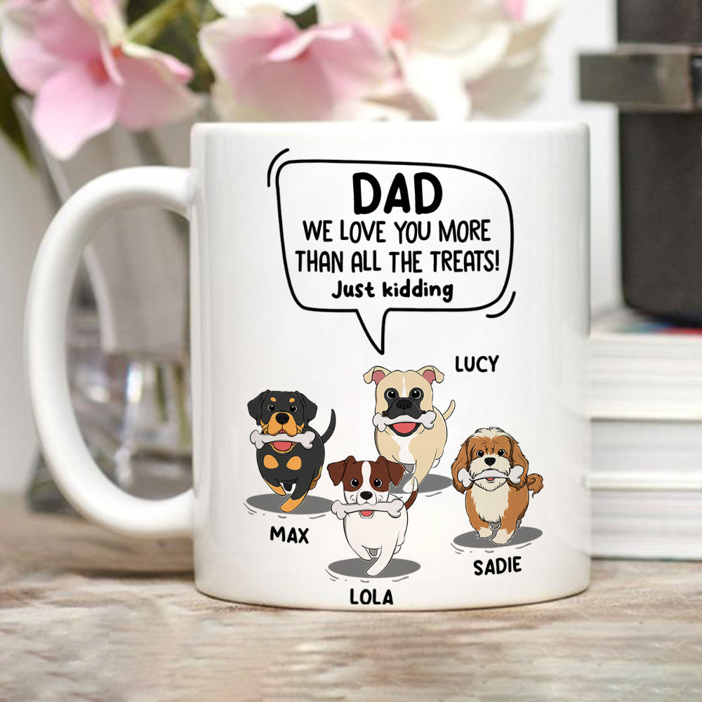 Customizable Dog-themed Personalized Coffee Mug - Ideal Gift for Pet Lovers