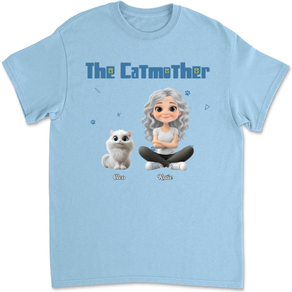 Personalized Unisex 'I Am The Catmother' T-Shirt - Ideal Gift for Pet Lovers