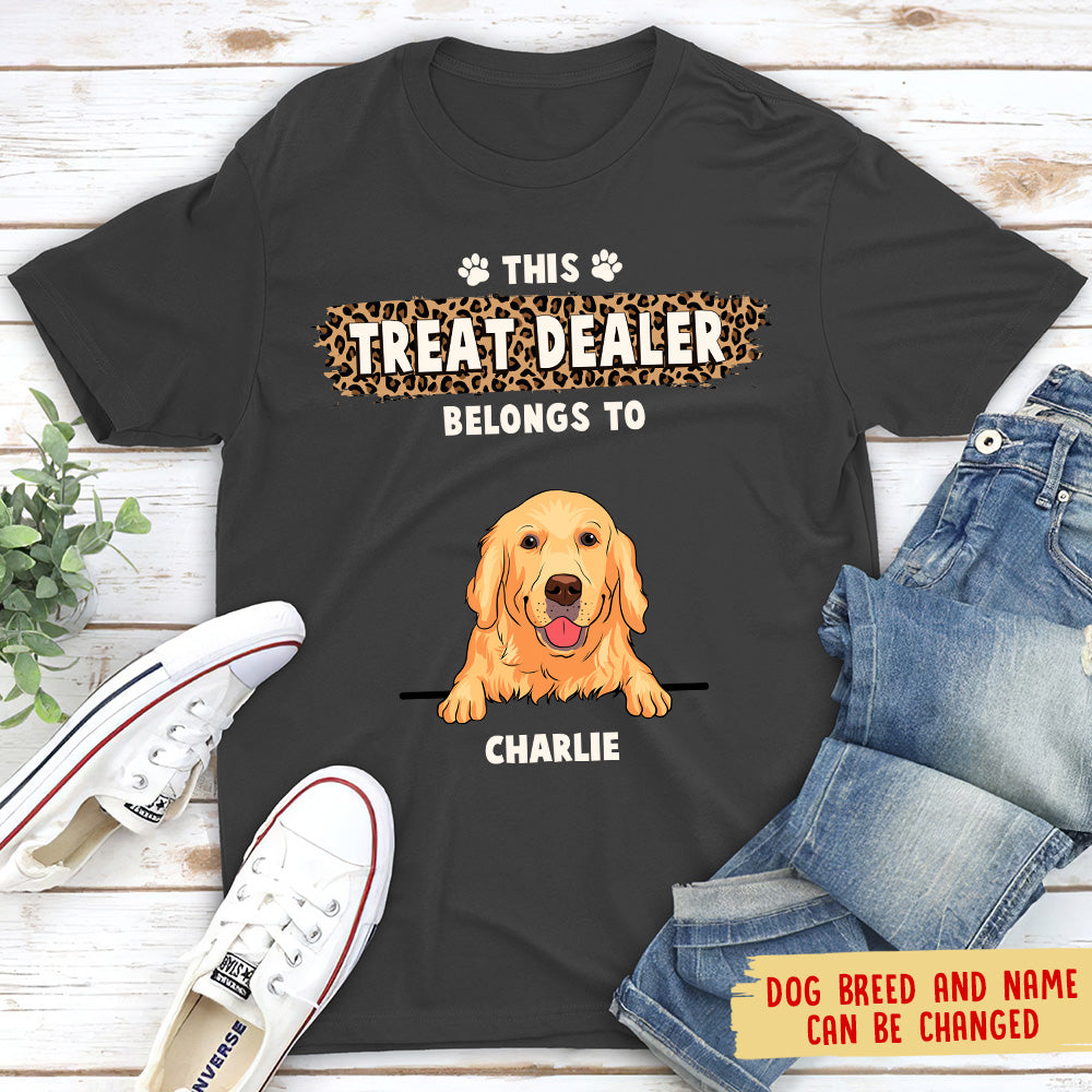 Treat Dealer - Customizable Unisex Personalized T - shirt for Pet Lovers