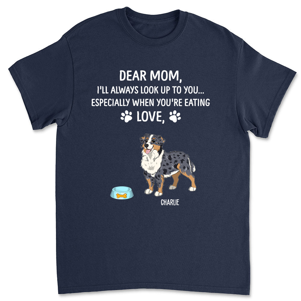 Personalized Custom Unisex 'Look Up To You' T-shirt for Pet Lovers