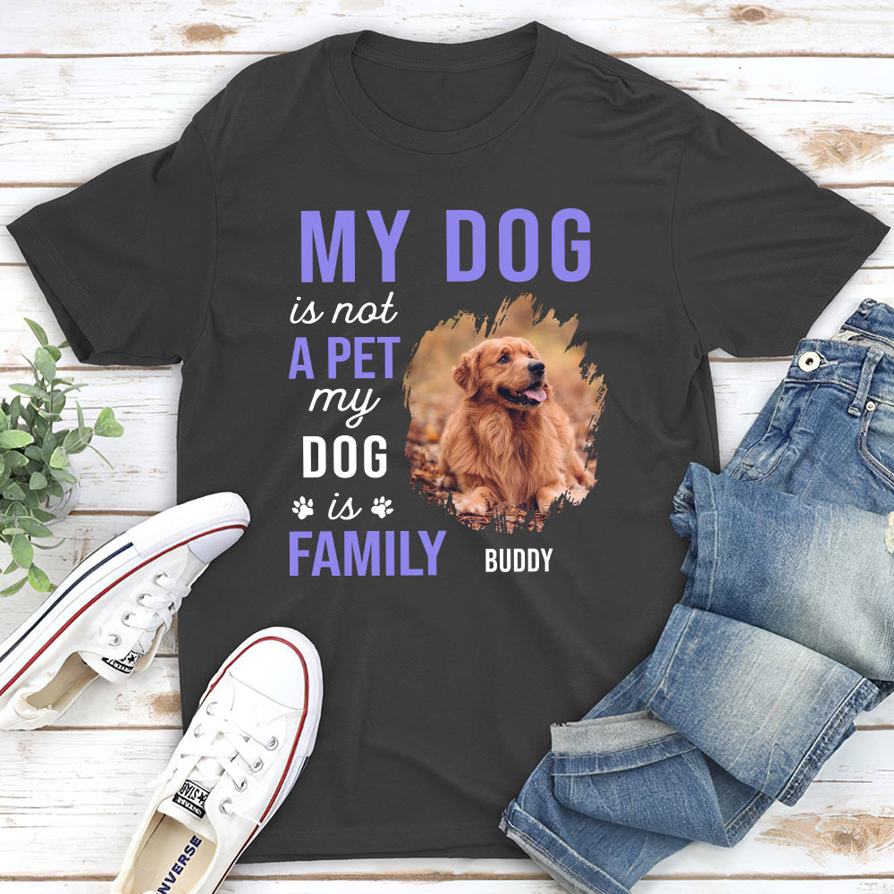 Personalized Custom Unisex My Family Photo T-shirt - Ideal Gift for Pet Lovers