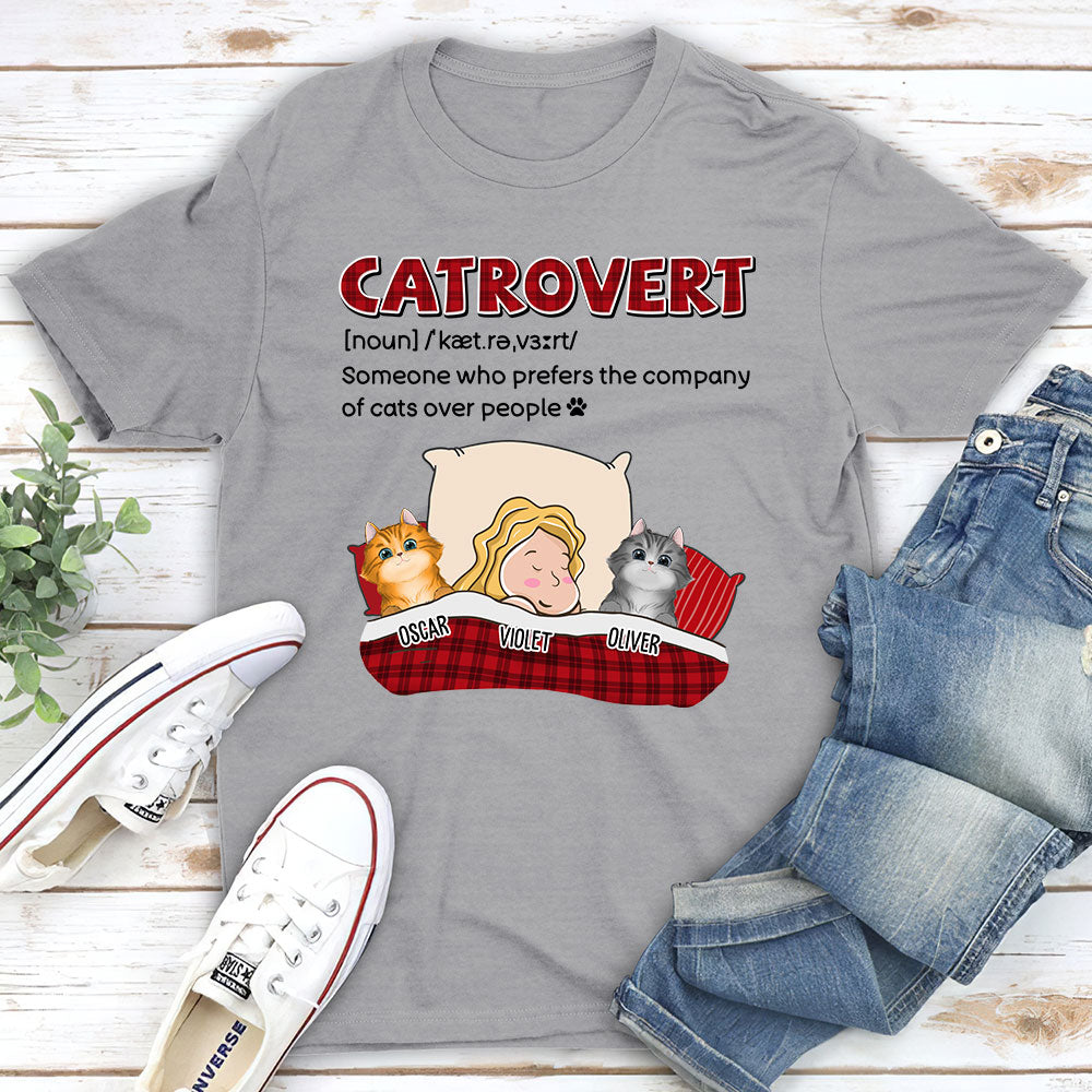 Catrovert - Customizable Unisex Personalized T - shirt for Pet Lovers