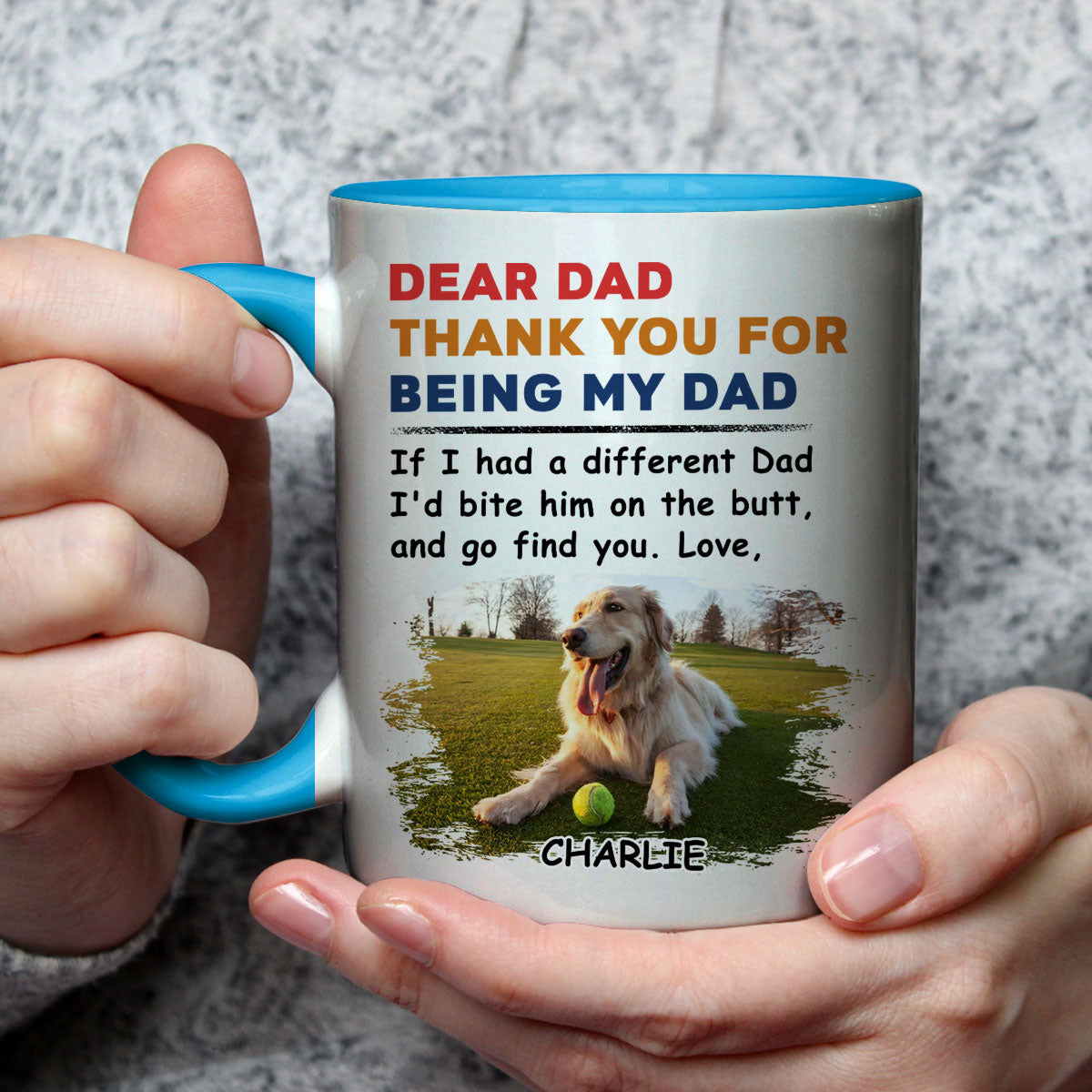 Personalized Custom 'We Will Find You' Accent Mug - Ideal for All Beverages