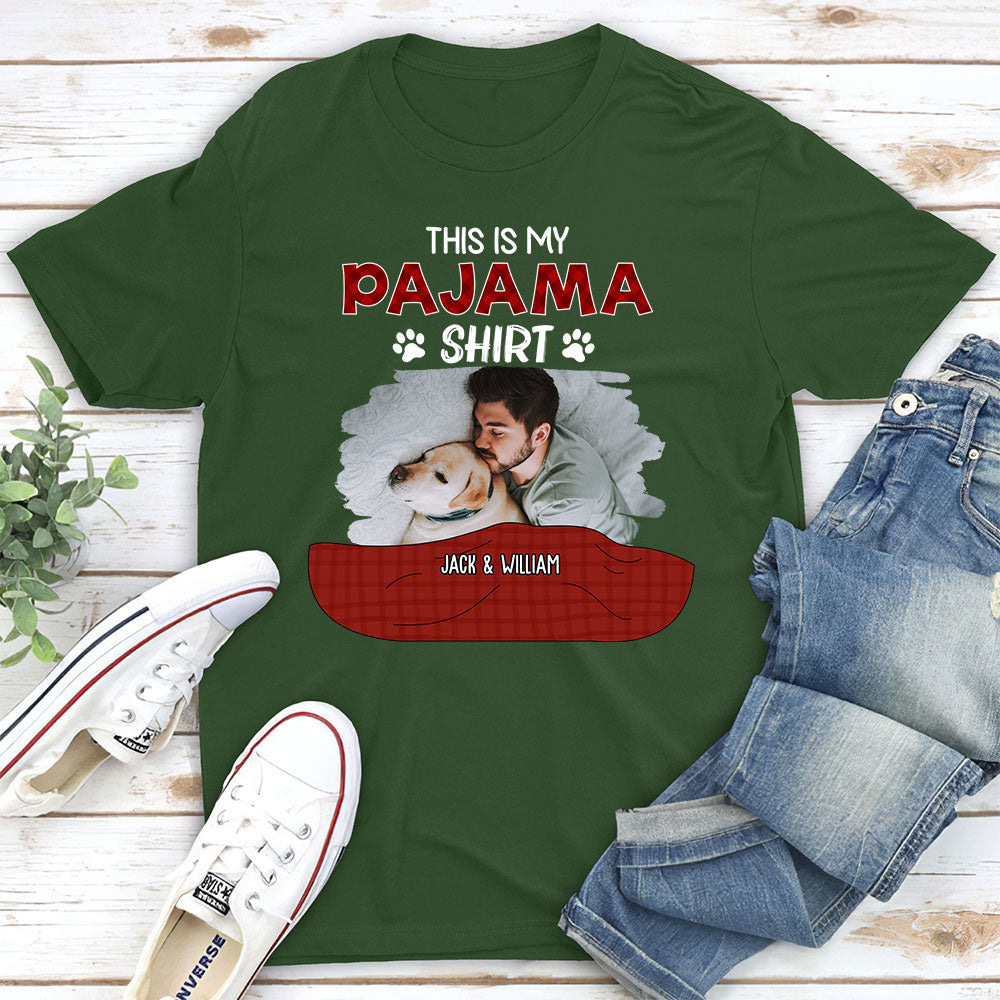 Personalized Custom Premium Pajama-Style Photo T-Shirt - Version 3