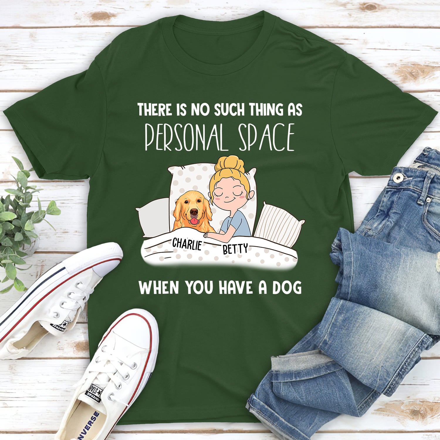 Personalized Custom Unisex Dog Lover T-shirt - Ideal Gift for Pet Enthusiasts