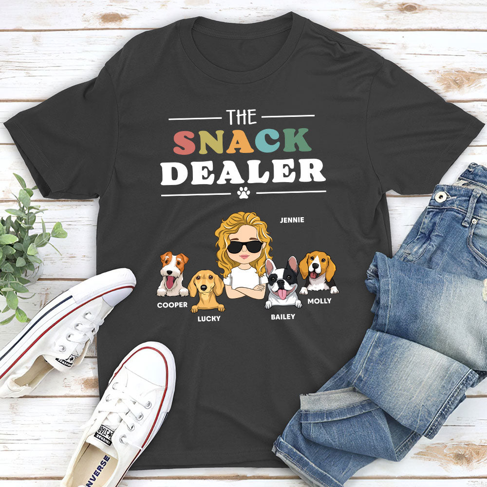The Snack Dealer - Personalized Custom Premium T-shirt for Pet Lovers