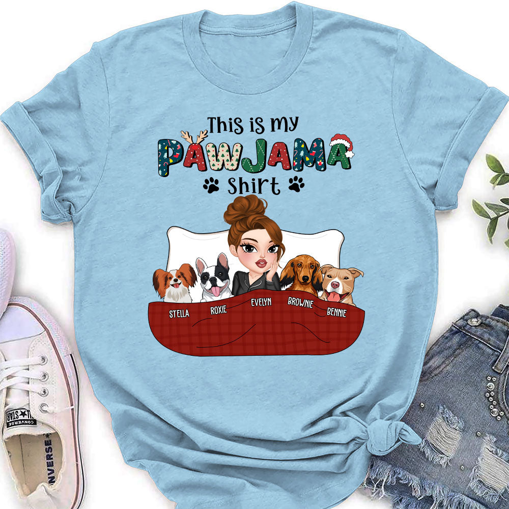 Personalized Pawjama Women's T-shirt - Ideal Gift for Pet Lovers