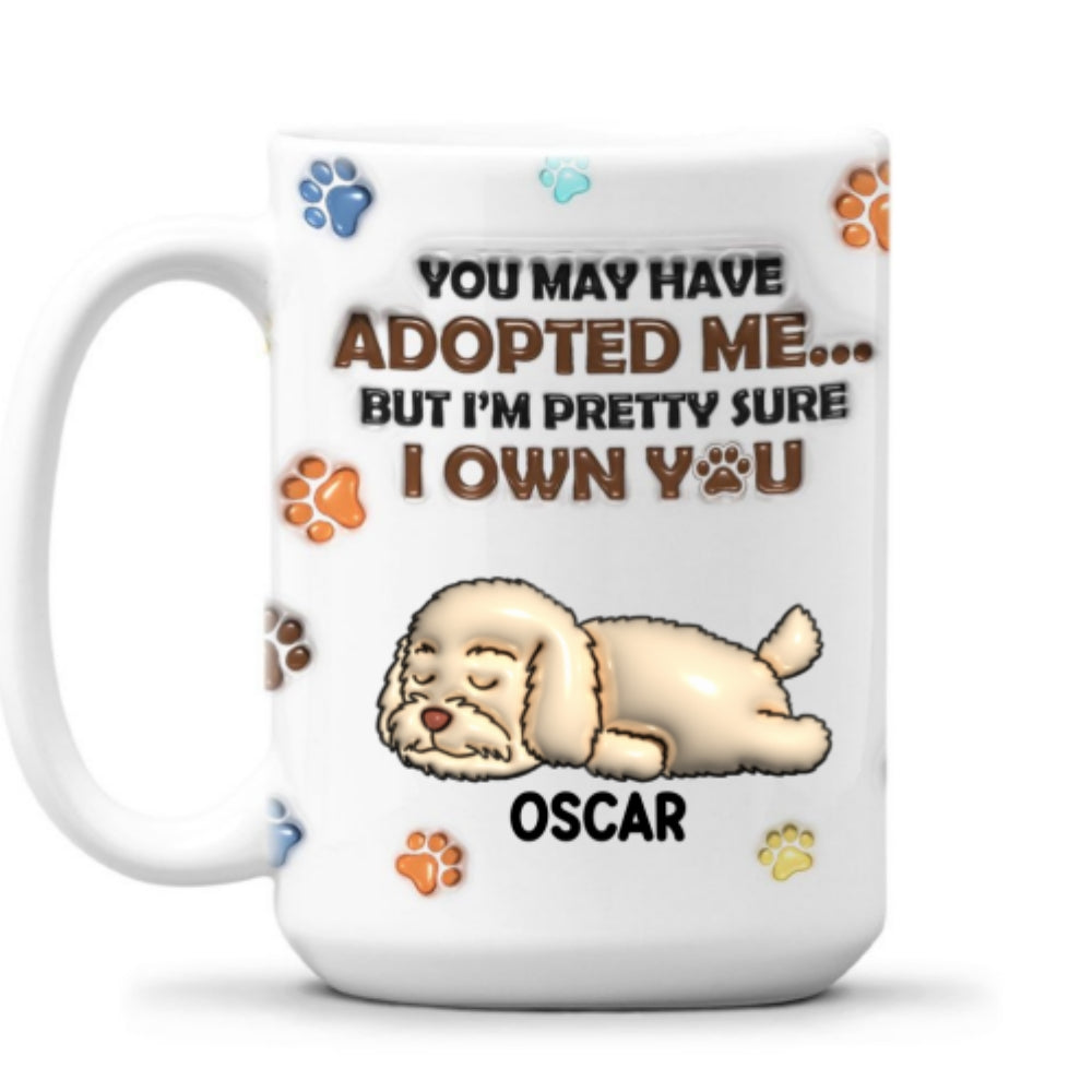 Custom Personalized 3D Inflated Effect Ceramic Mug for a Vigor - Filled Day