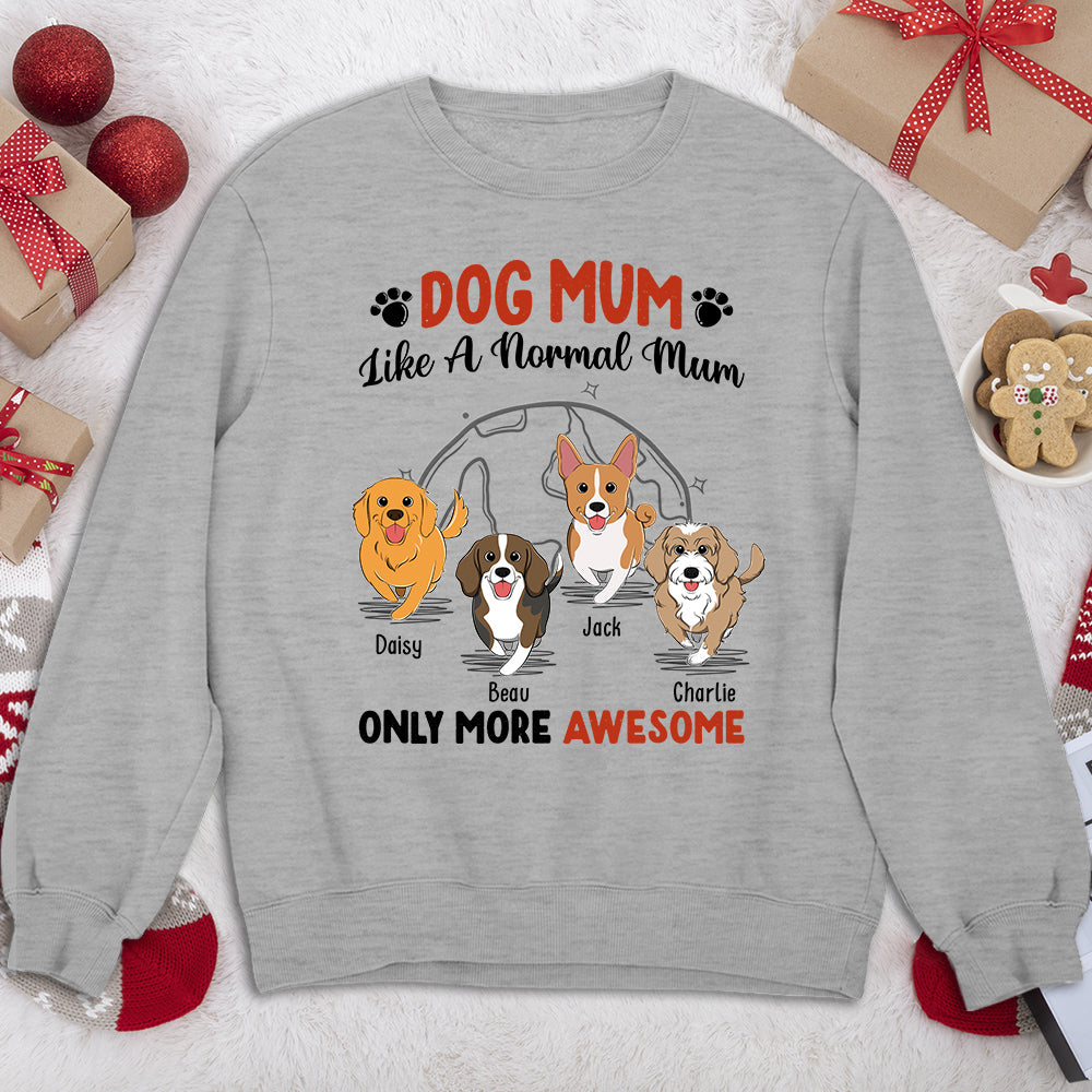 Personalized Custom 'Like A Normal Mom' Sweatshirt - Ideal Gift