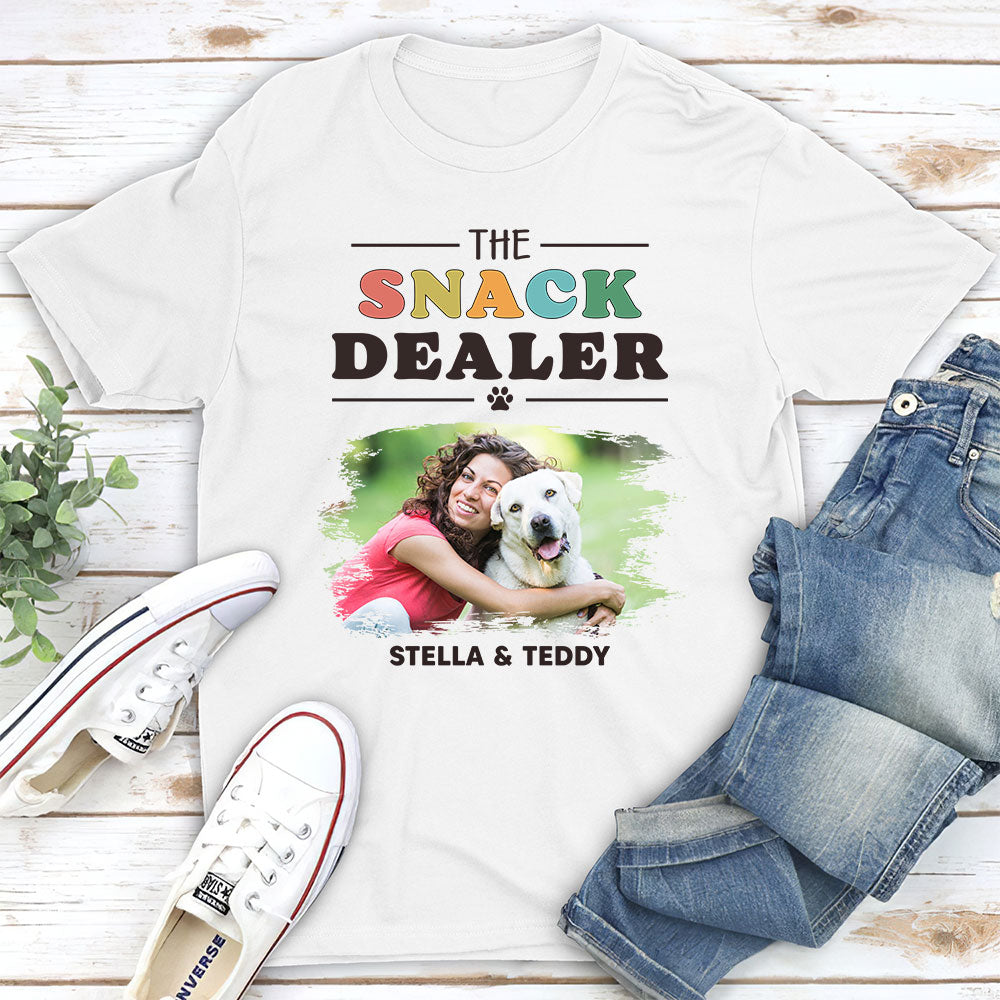 The Snack Dealer 2 - Customizable Unisex Personalized T-shirt for Pet Lovers
