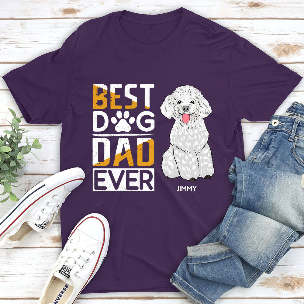The Ultimate Personalized Custom Unisex T-shirt for Dog Dads