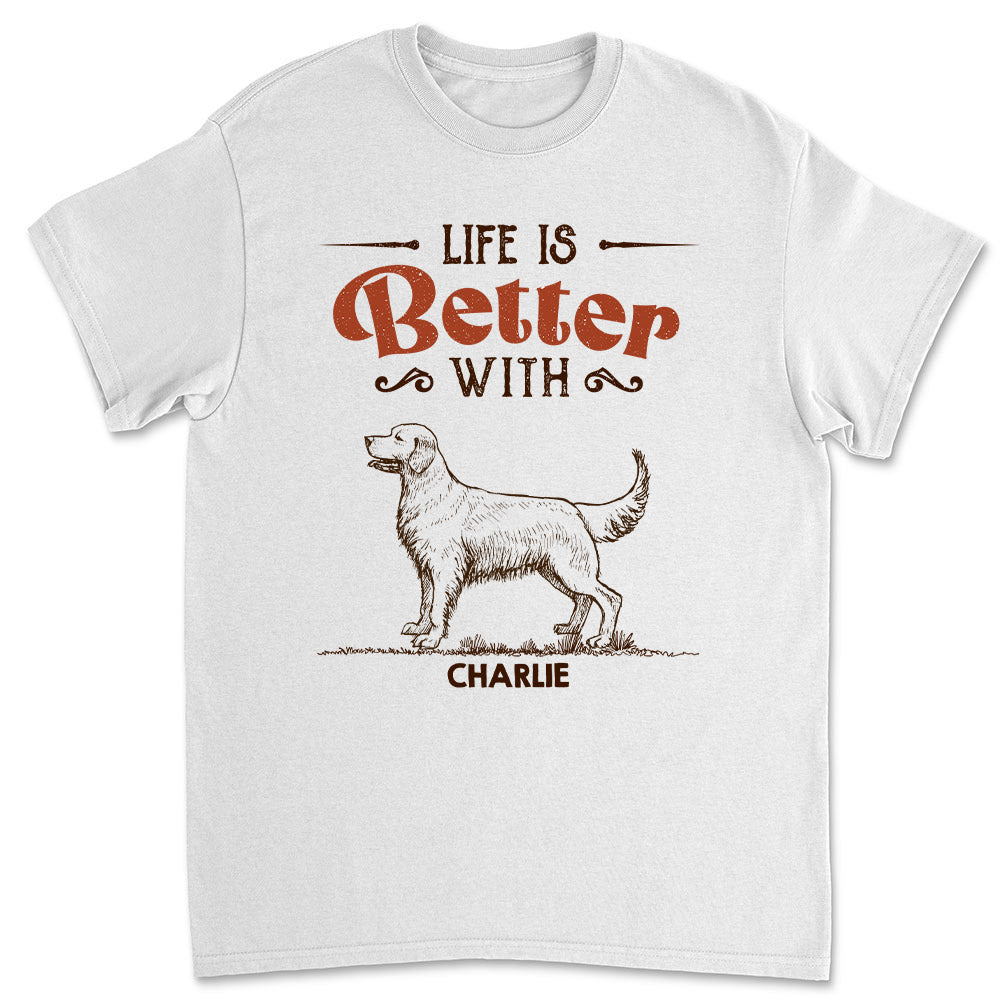Personalized Unisex T-shirt: Enhance Your Life with Dog-themed Design