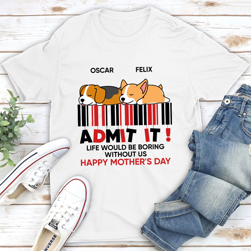 Happy Mother's Day - Customizable Unisex Personalized Pet Lover T-shirt