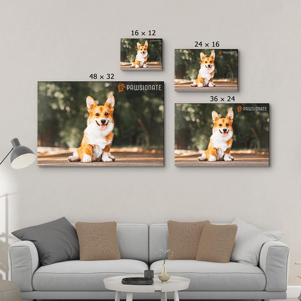 My Best Friend - Personalized Custom Pet Photo Canvas Print for Unforgettable Memories