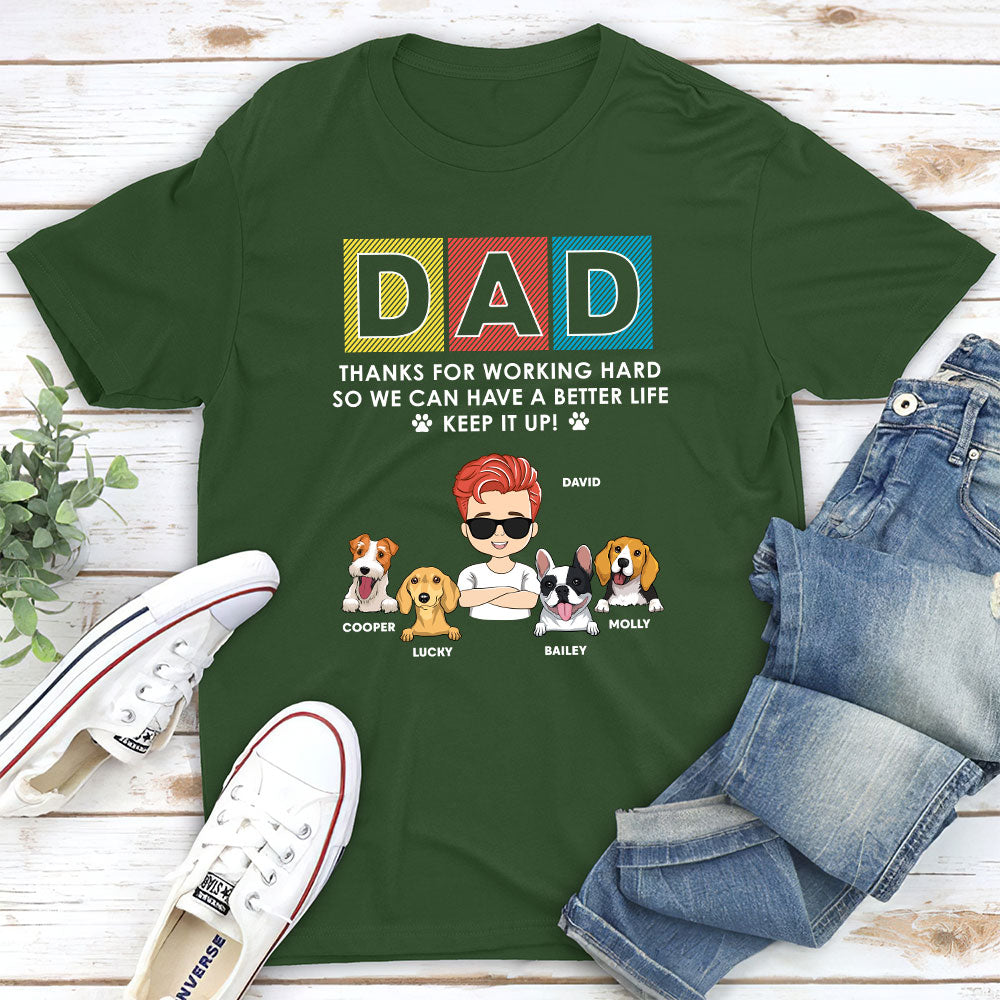 Keep It Up - Customizable Unisex Personalized T-shirt for Pet Lovers