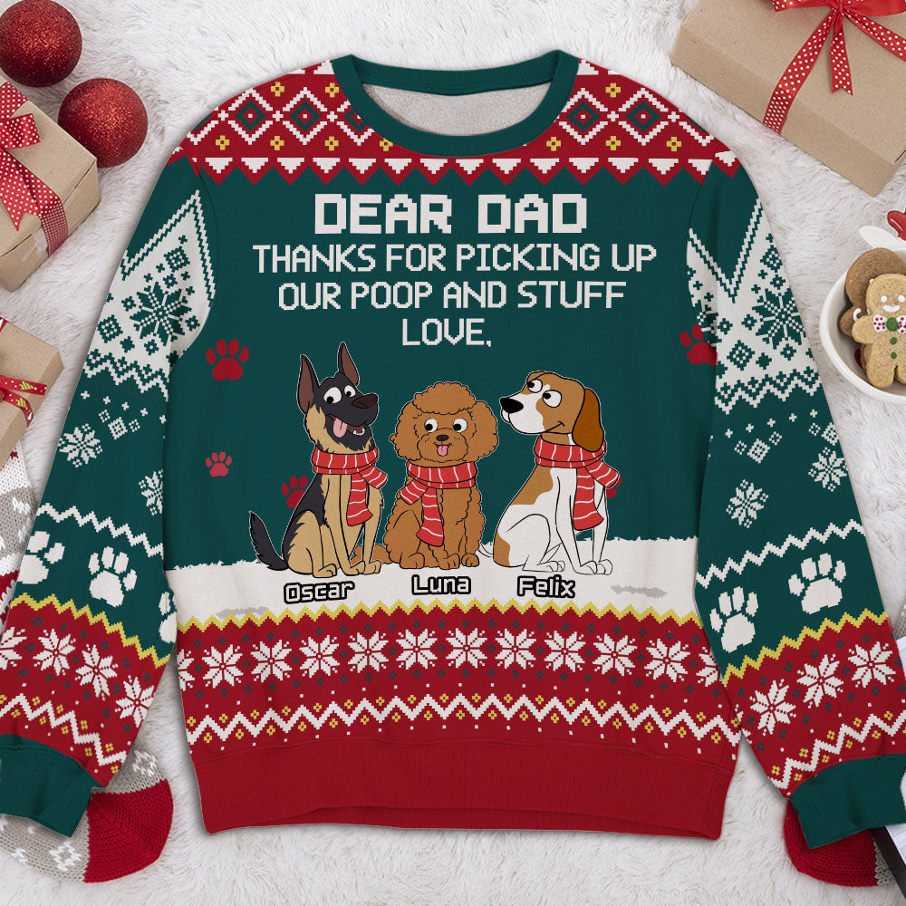 Personalized Custom All-Over-Print Funny Pet Lover's Sweatshirt
